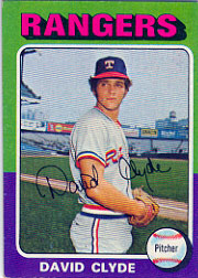1975 Topps Baseball Cards      012      David Clyde